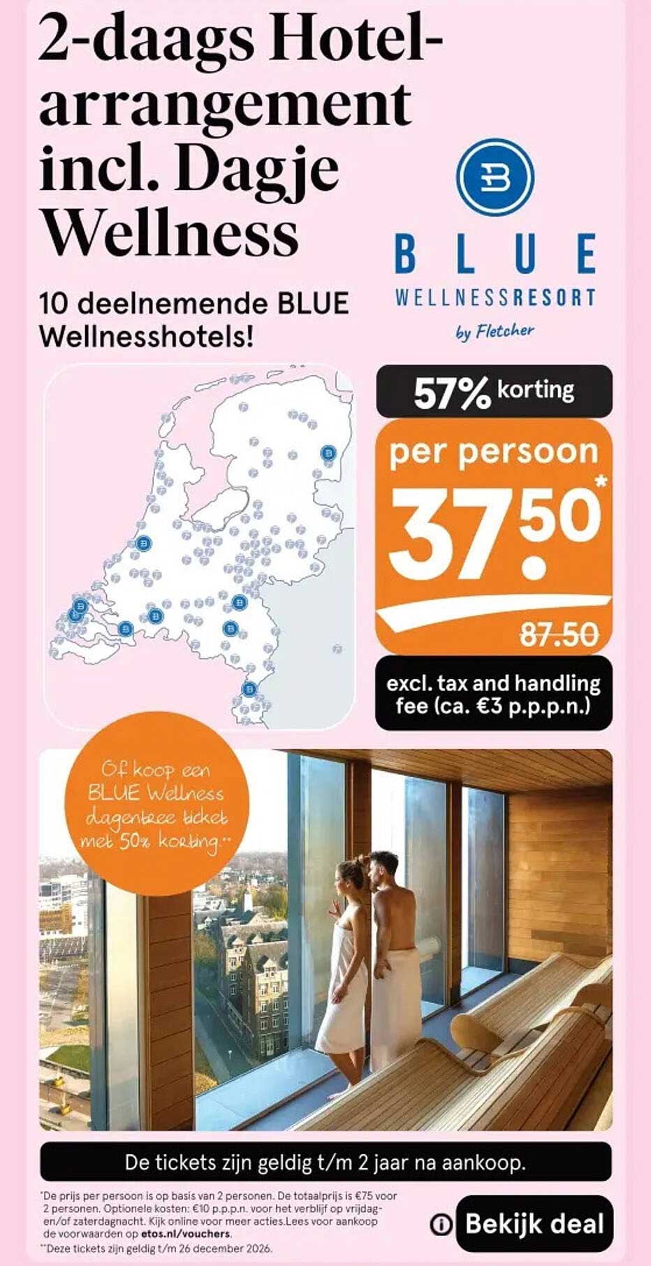 2-daags Hotel-arrangement incl. Dagje Wellness