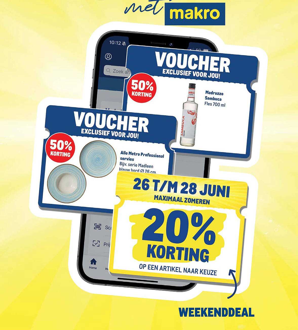 20% korting op een artikel naar keuze