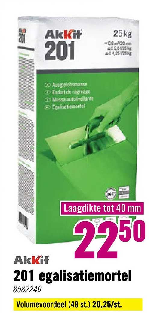 201 egalisatiemortel