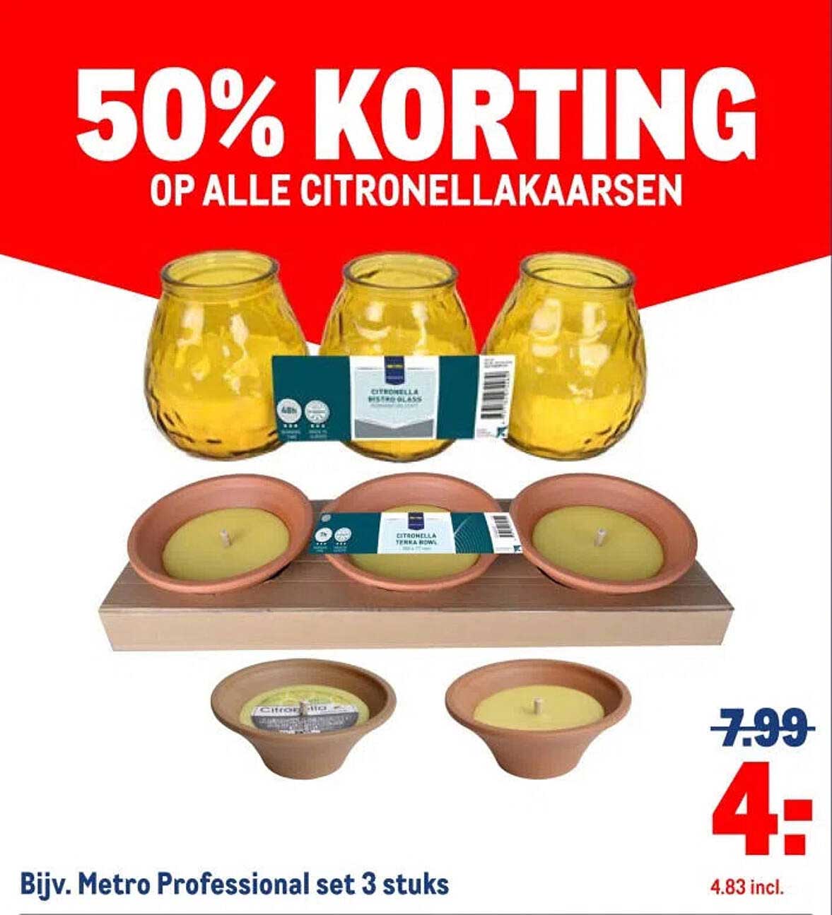 50% KORTING OP ALLE CITRONELLAKAARSEN