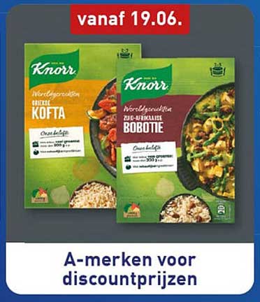 A-merken voor discountprijzen