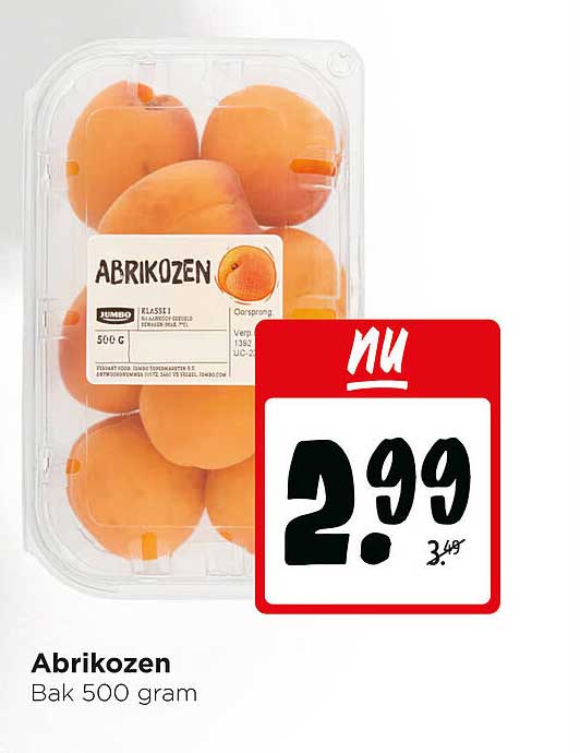 Abrikozen Bak 500 gram