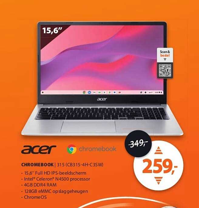 Acer Chromebook 315 (CB315-4H-C35W)