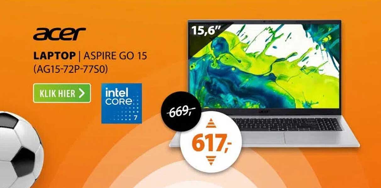 Acer laptop Aspire Go 15 (AG15-72P-77S0)