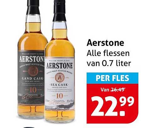 Aerstone Alle flessen van 0.7 liter PER FLES