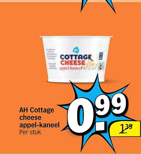 AH Cottage cheese appel-kaneel