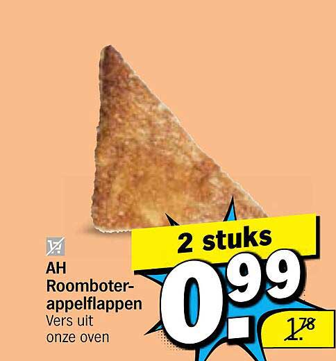 AH Roomboter-appelflappen Vers uit onze oven 2 stuks