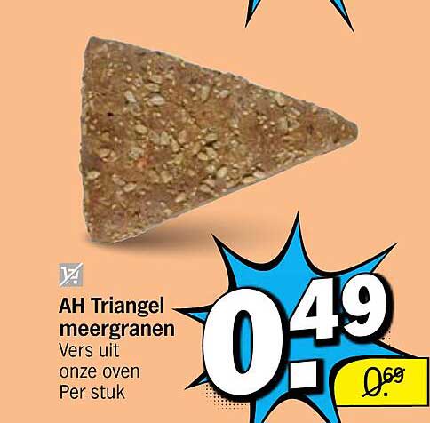AH Triangel meergranen Vers uit onze oven Per stuk