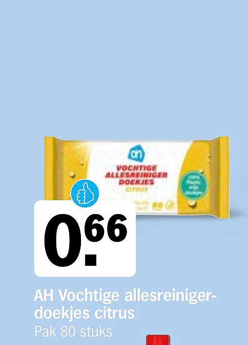 AH Vochtige allesreiniger-doekjes citrus