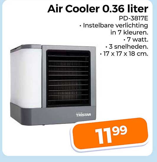 Air Cooler 0.36 liter PD-3817E