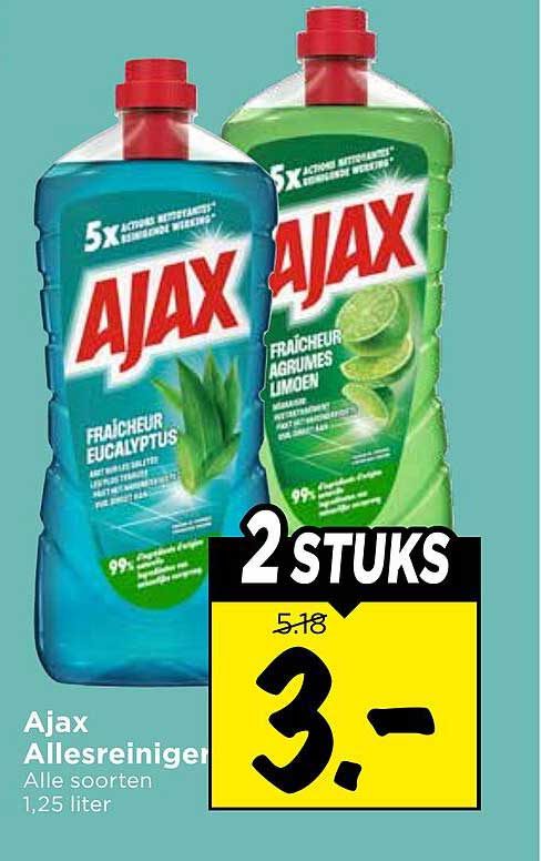 Ajax Allesreiniger 2 stuks