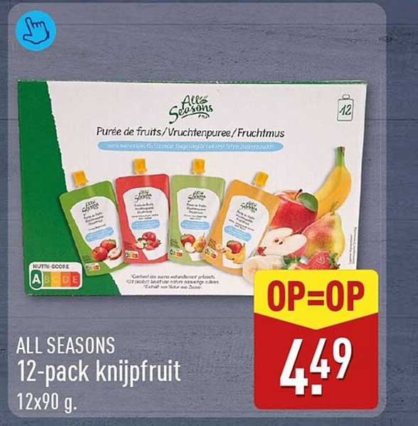 ALL SEASONS 12-pack knijffruit
