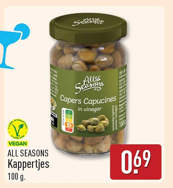 ALL SEASONS Kappertjes 100 g