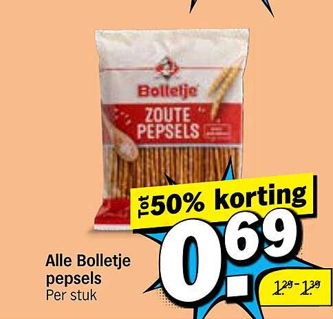 Alle Bolletje pepsels per stuk