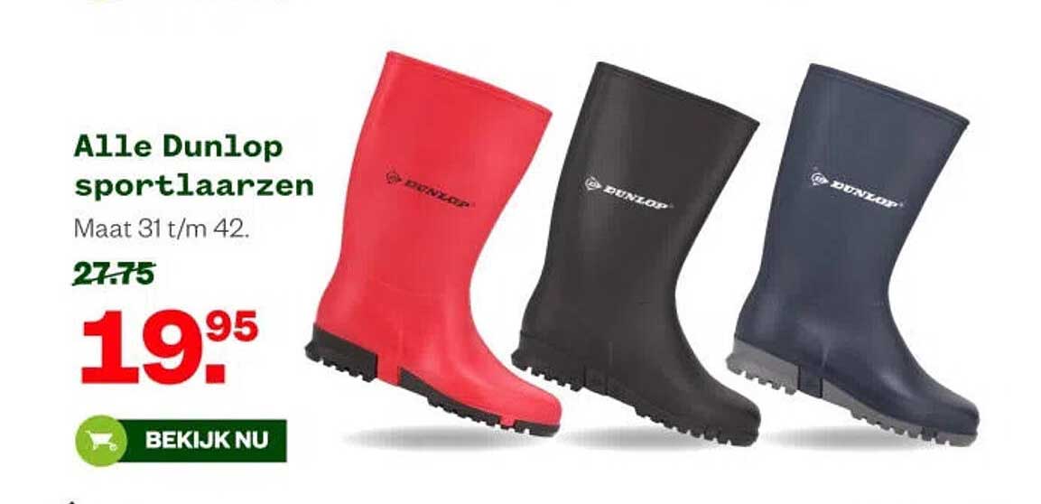 Alle Dunlop sportlaarzen