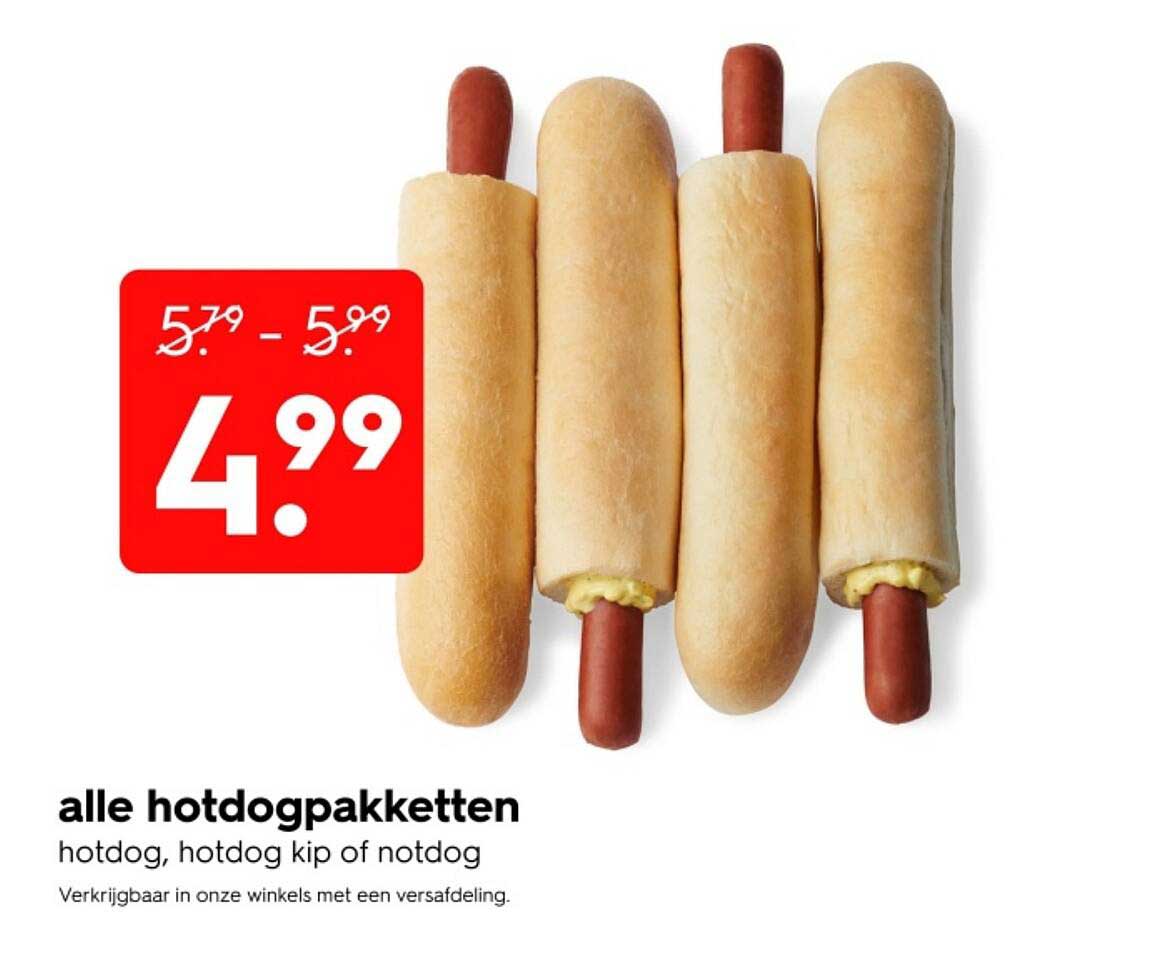 alle hotdogpakketten