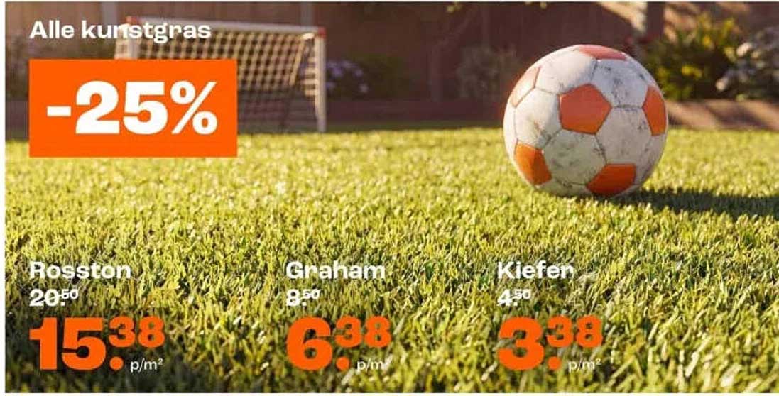 Alle kunstgras -25%