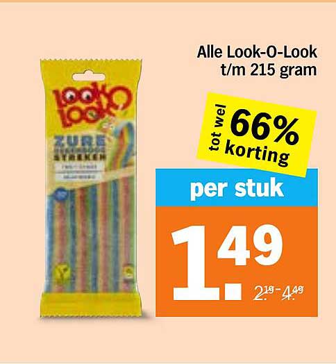 Alle Look-O-Look t/m 215 gram
