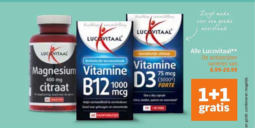 Alle Lucovitaal** 1+1 gratis