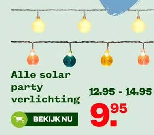 Alle solar party verlichting