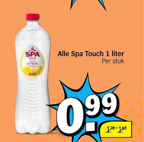 Alle Spa Touch 1 liter Per stuk
