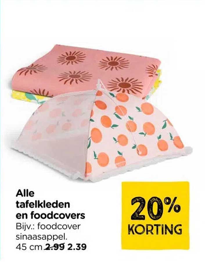 Alle tafelkleden en foodcovers