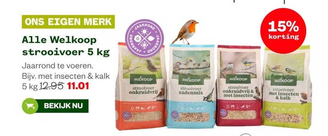 Alle Welkoop strooivoer 5 kg
