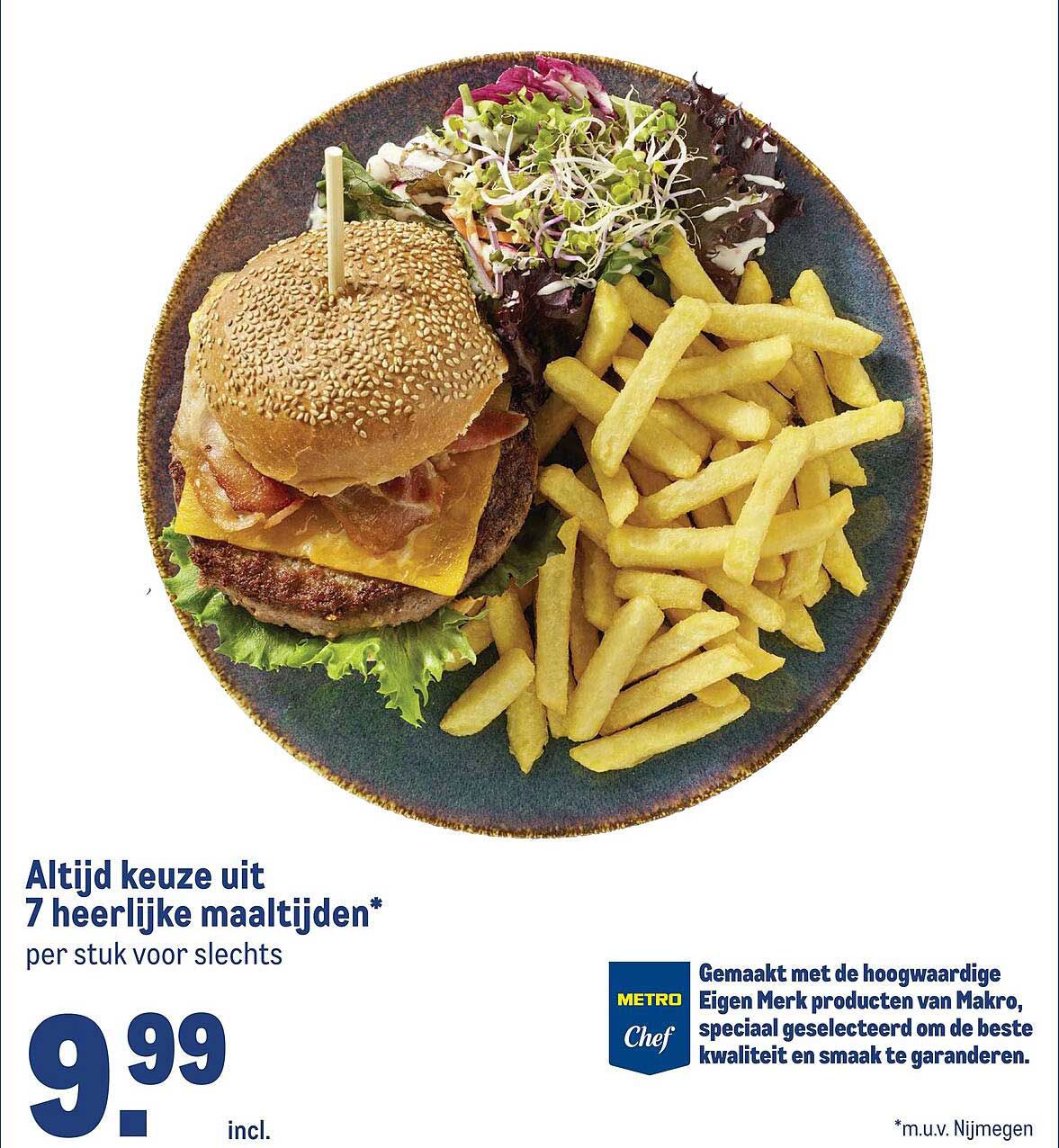 Altijd keuze uit 7 heerlijke maaltijden*
