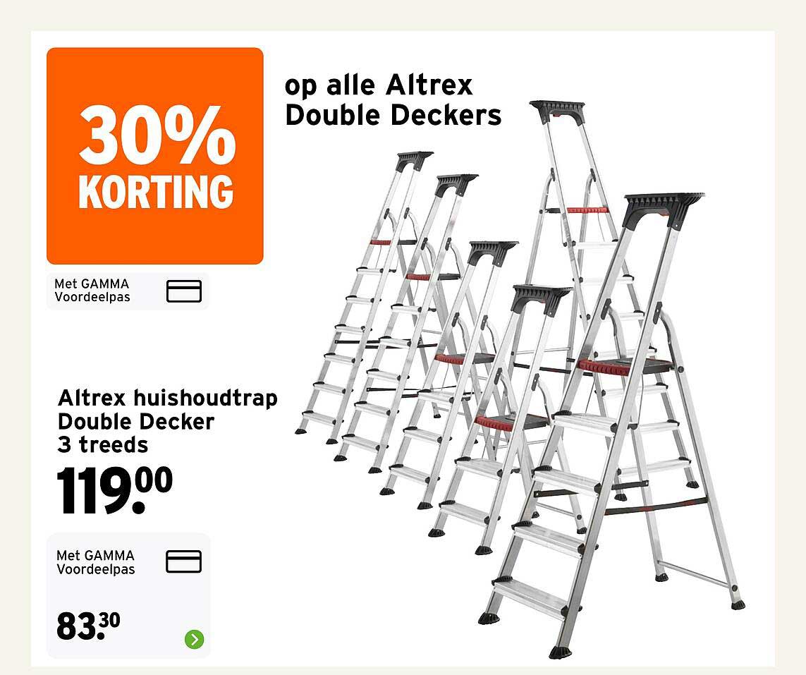 Altrex huishoudtrap Double Decker 3 treads