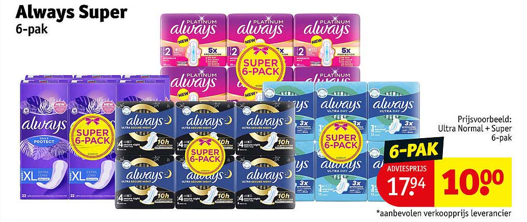 Always Super 6-pak