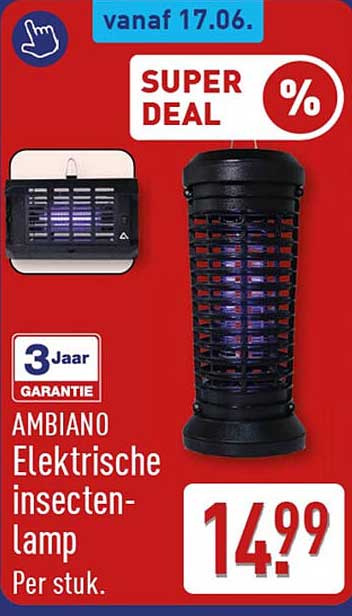 AMBIANO Elektrische insecten-lamp
