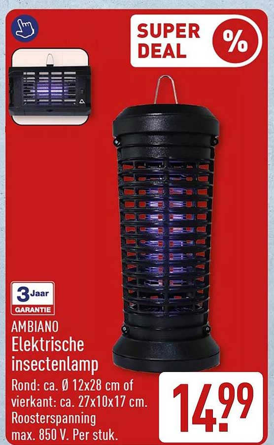 AMBIANO Elektrische insectenlamp