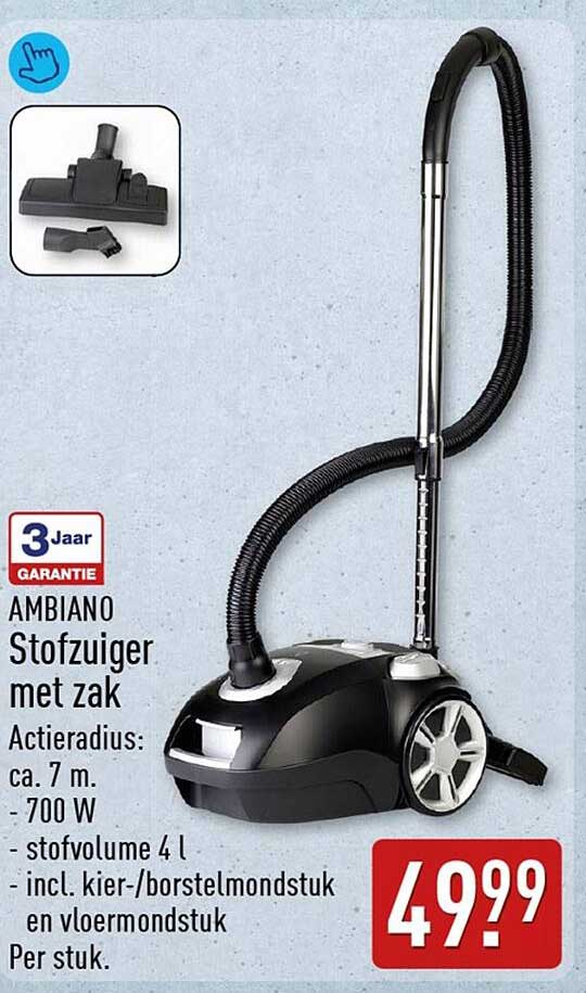 AMBIANO Stofzuiger met zak