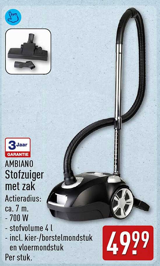 AMBIANO Stofzuiger met zak