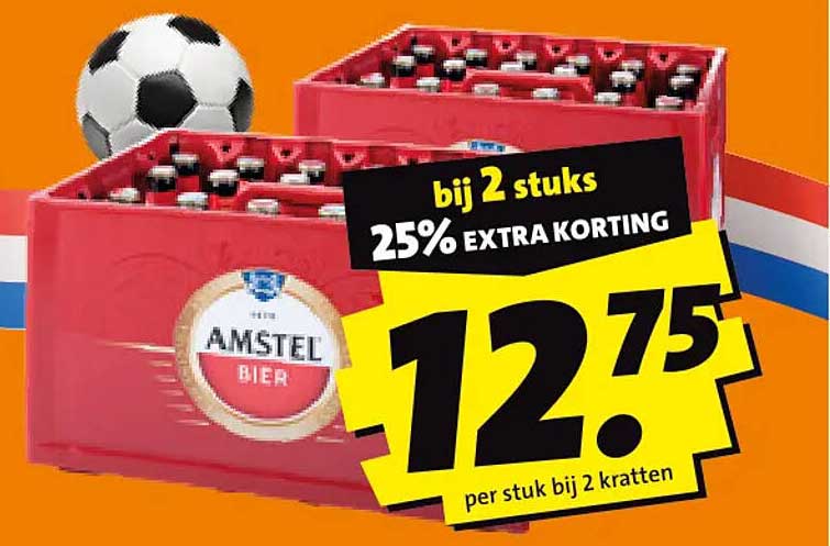 Amstel Bier bij 2 stuks 25% EXTRA KORTING