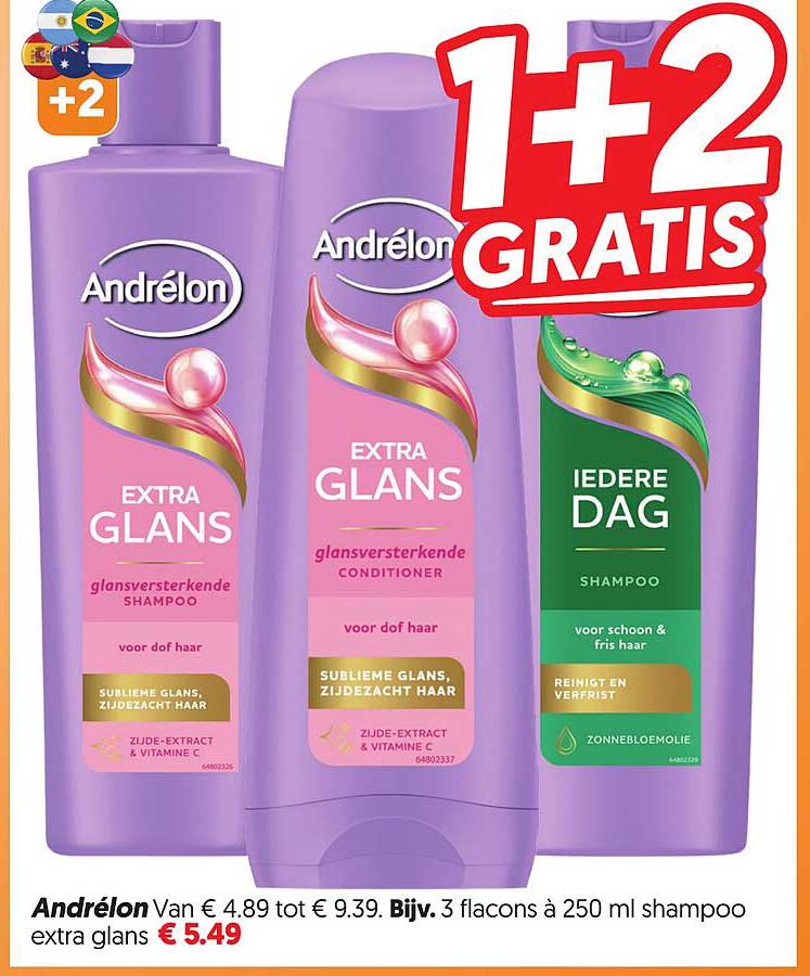 Andrélon 1+2 gratis