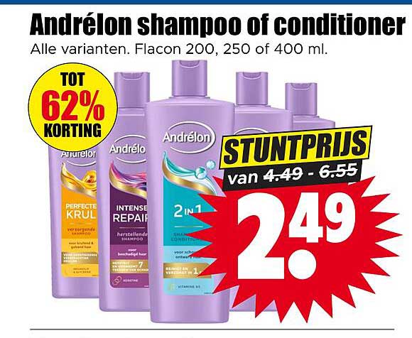 Andrélon shampoo of conditioner