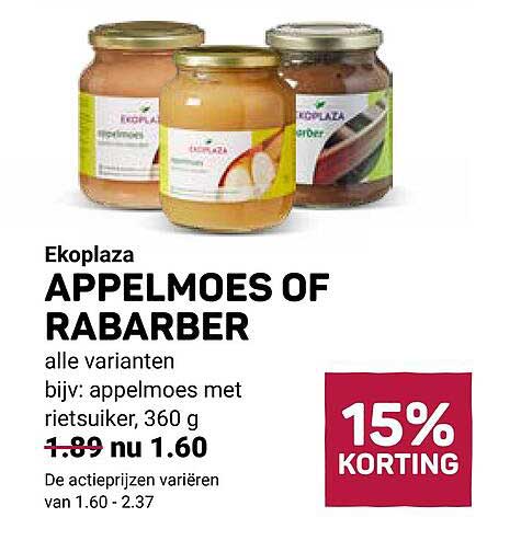 APPELMOES OF RABARBER