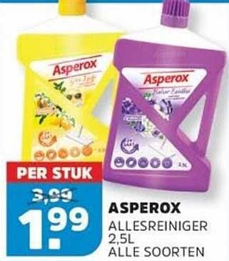 ASPEROX ALLESREINIGER 2,5L ALLE SOORTEN