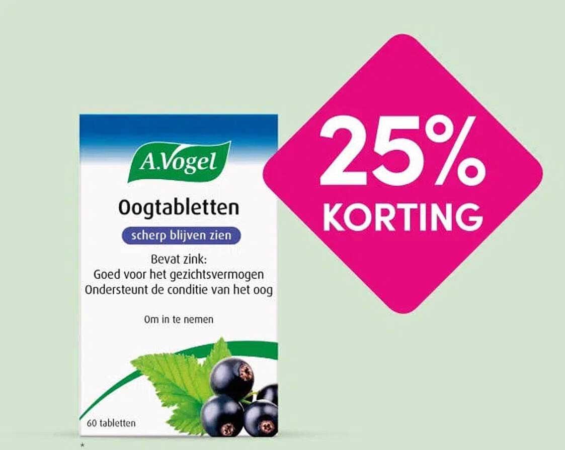 A.Vogel Oogtabletten scherp blijven zien