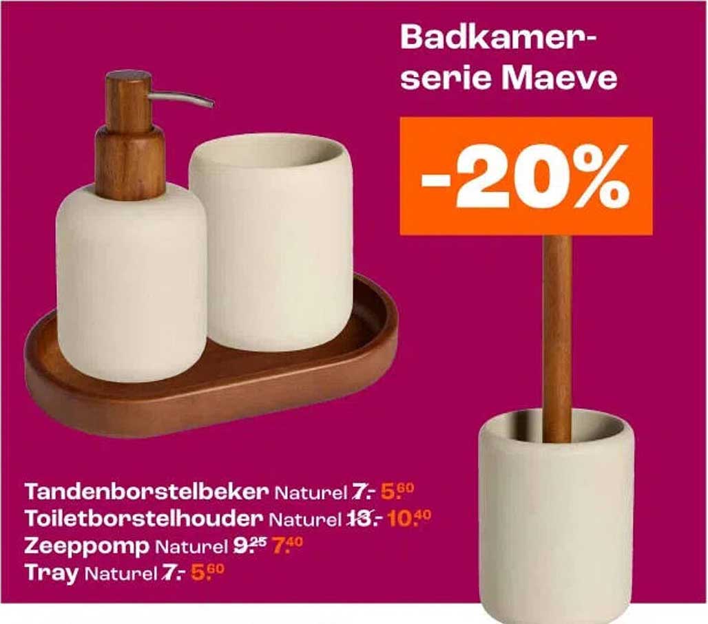 Badkamer-serie Maeve -20%