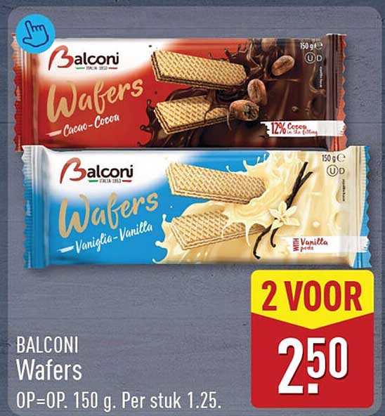 BALCONI Wafers 2 VOOR