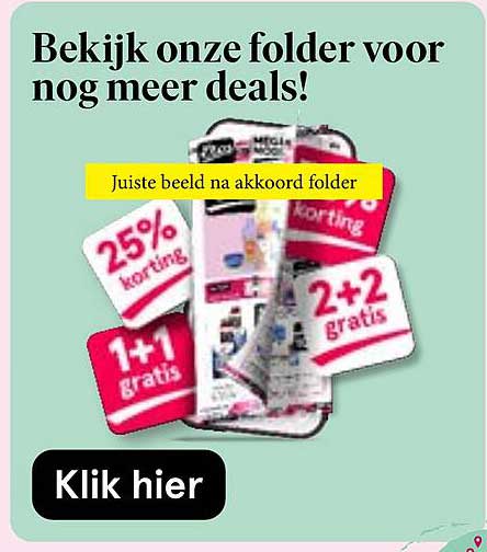 Bekijk onze folder voor nog meer deals!