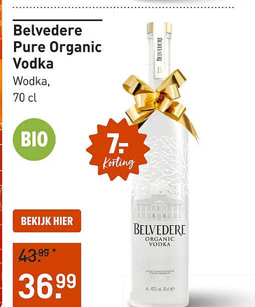 Belvedere Pure Organic Vodka