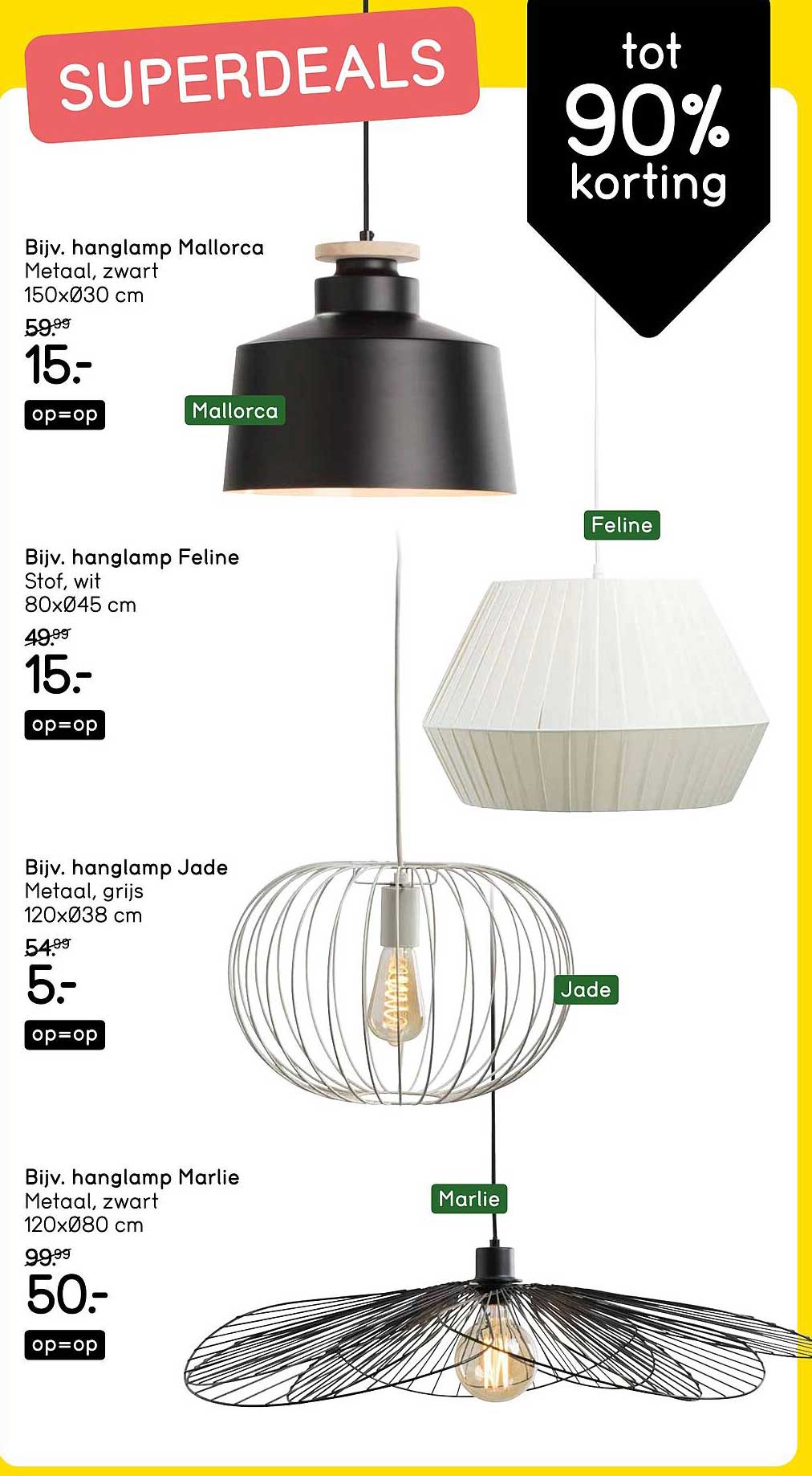 Bijv. hanglamp Mallorca Metaal, zwart 150xØ30 cm