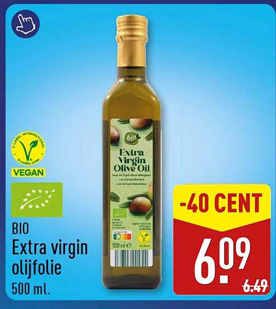 BIO Extra virgin olijfolie 500 ml.