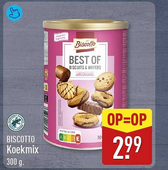 BISCOTTO Koekmix 300 g. OP=OP