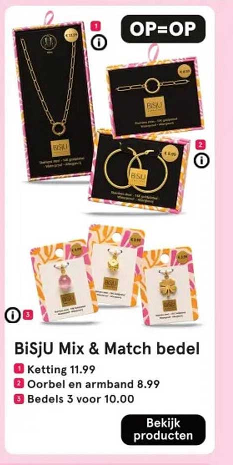 BiSJU Mix & Match bedel