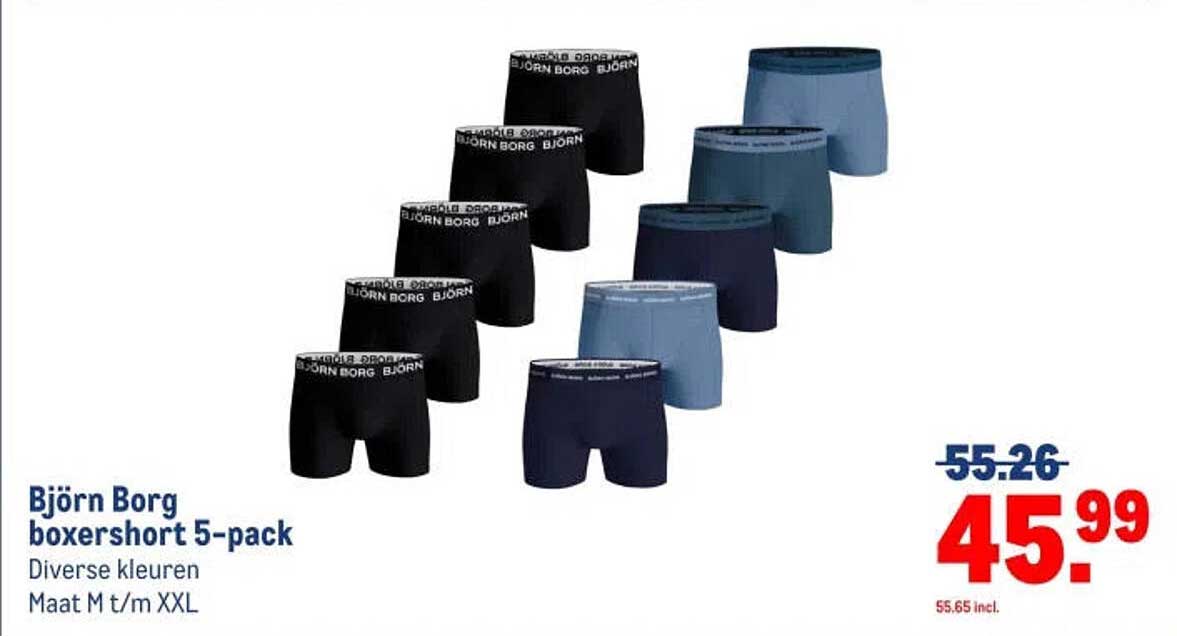 Björn Borg boxershort 5-pack