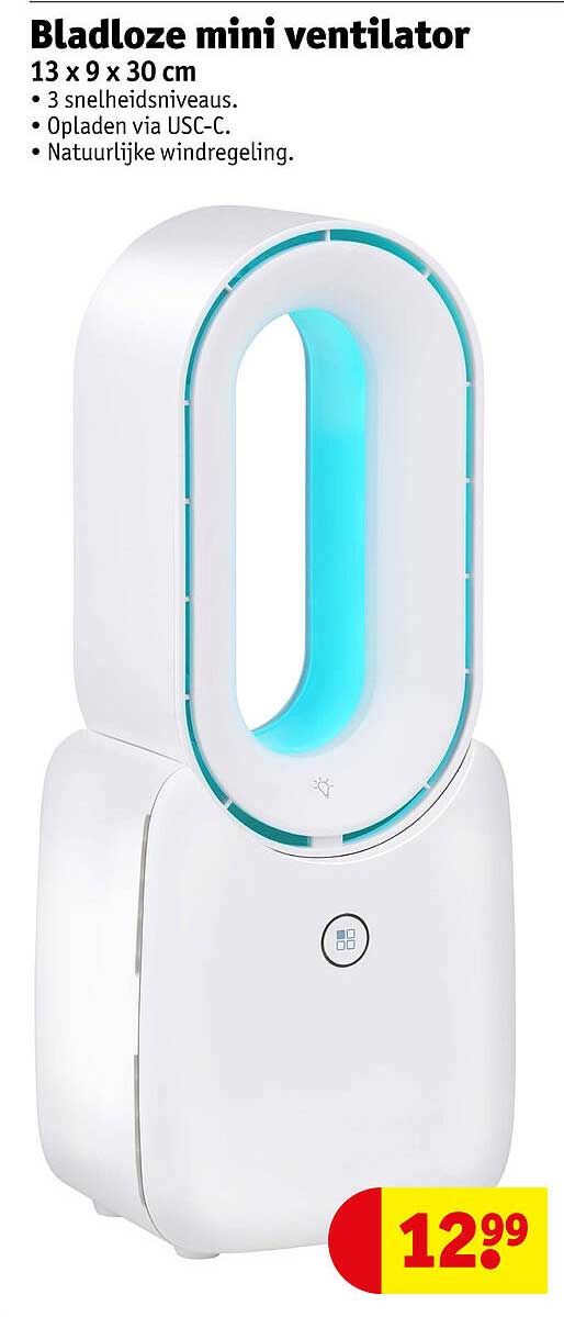 Bladloze mini ventilator